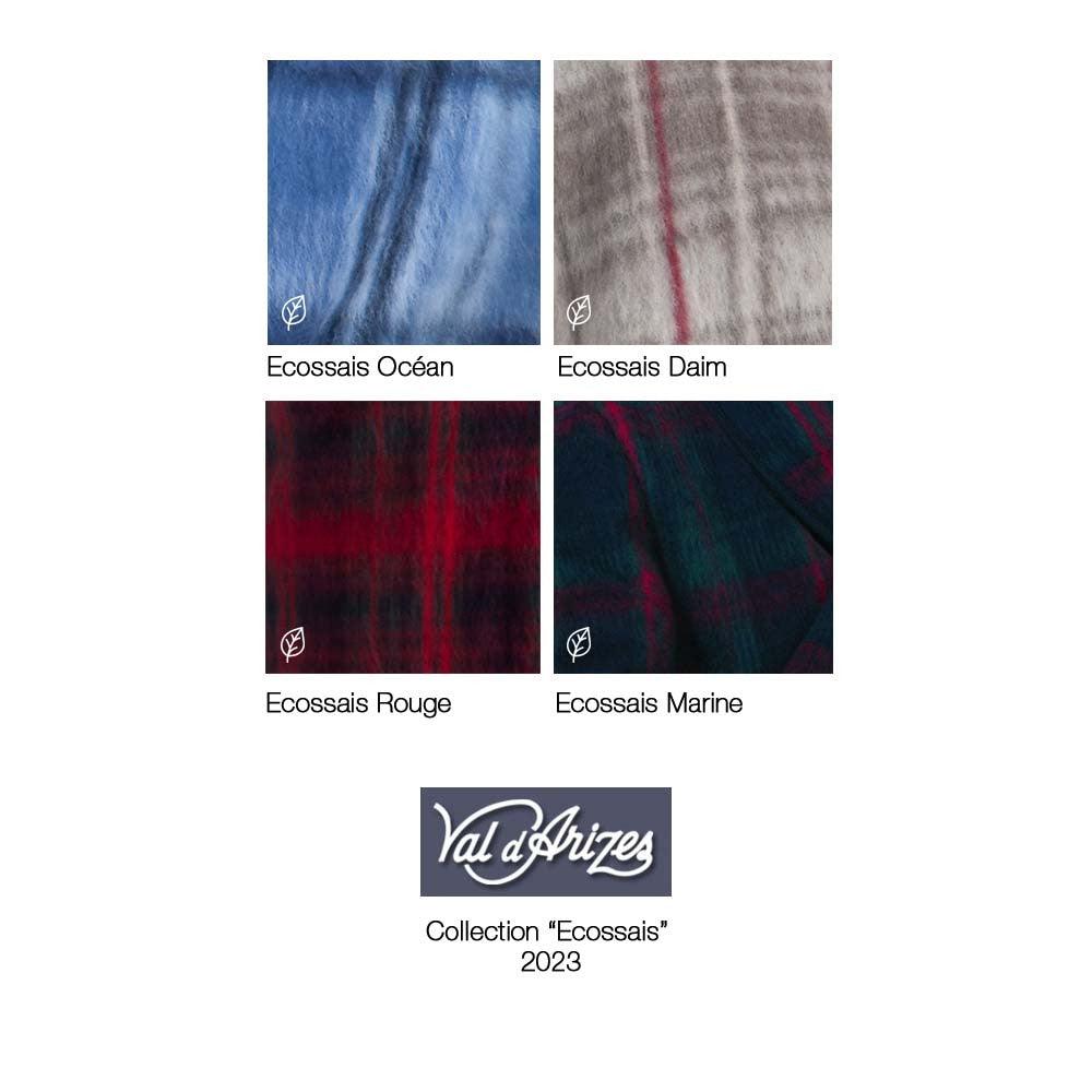 Robe de chambre croisée col châle poignets revers - Label Naturel