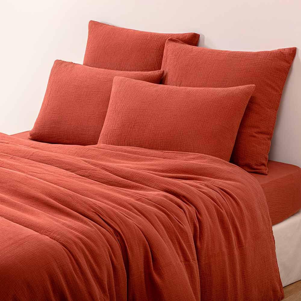 Housse de couette en gaze de coton - Label Naturel