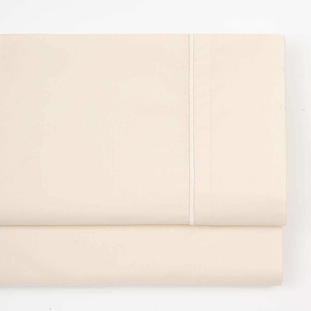 Drap plat en percale de coton - Label Naturel