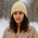 Bonnet hiver soie et cachemire