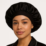 Bonnet de nuit en soie