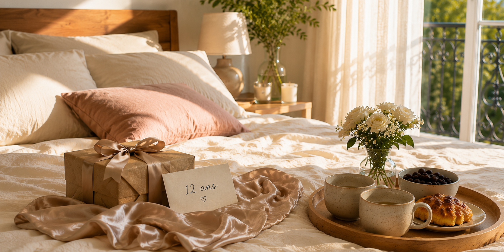 Noces de soie : 5 idées cadeaux pour vos 12 ans de mariage
