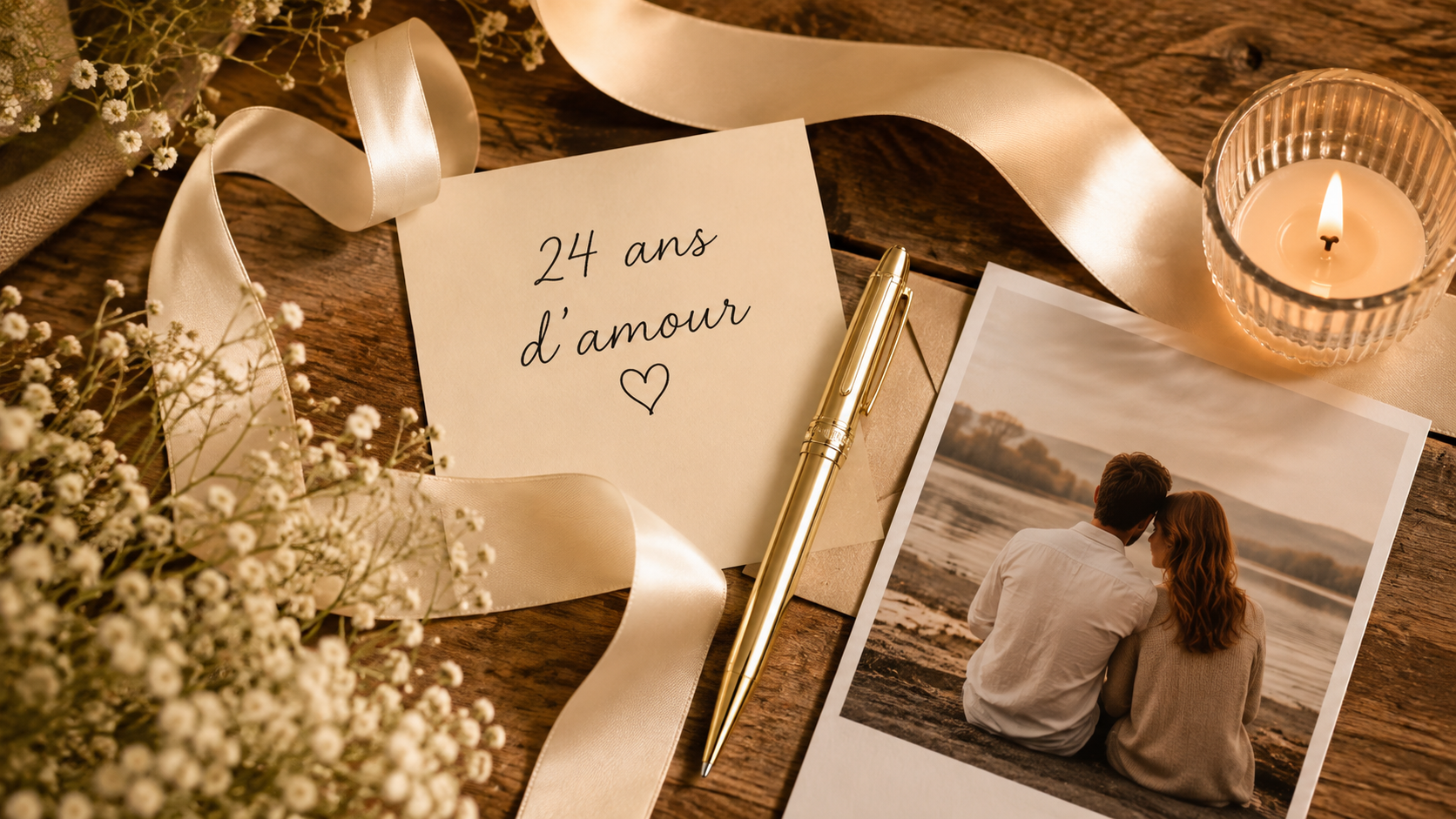 Noces de satin : signification et idées pour vos 24 ans de mariage