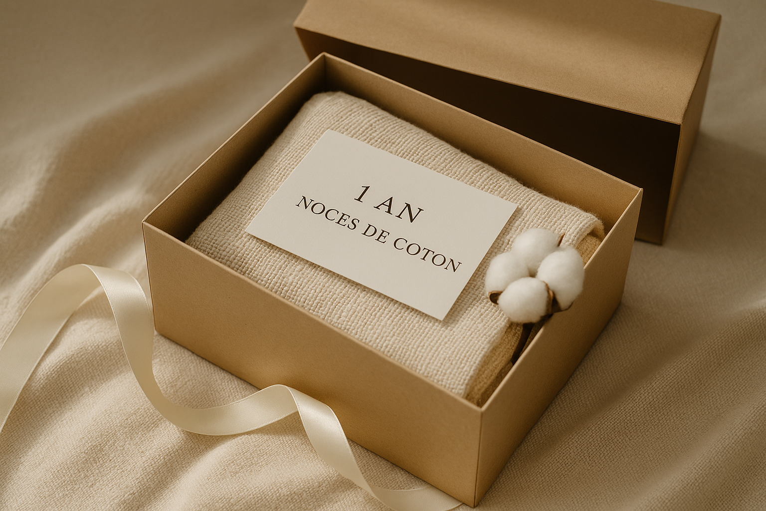 Noces de coton : 7 idées de cadeaux pour fêter votre première année