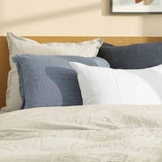 Pure washed linen pillowcase Bohème - Label Naturel