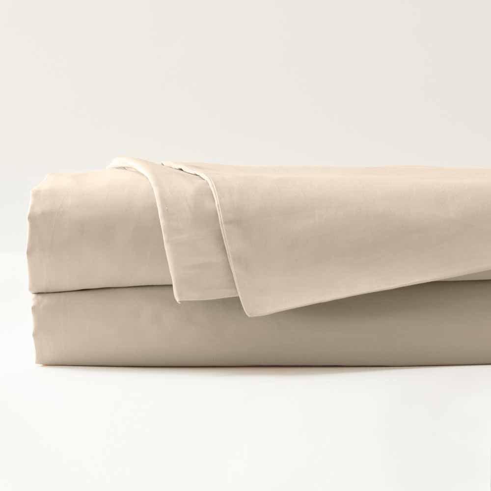 Housse de couette satin pur coton bio Signature - Label Naturel