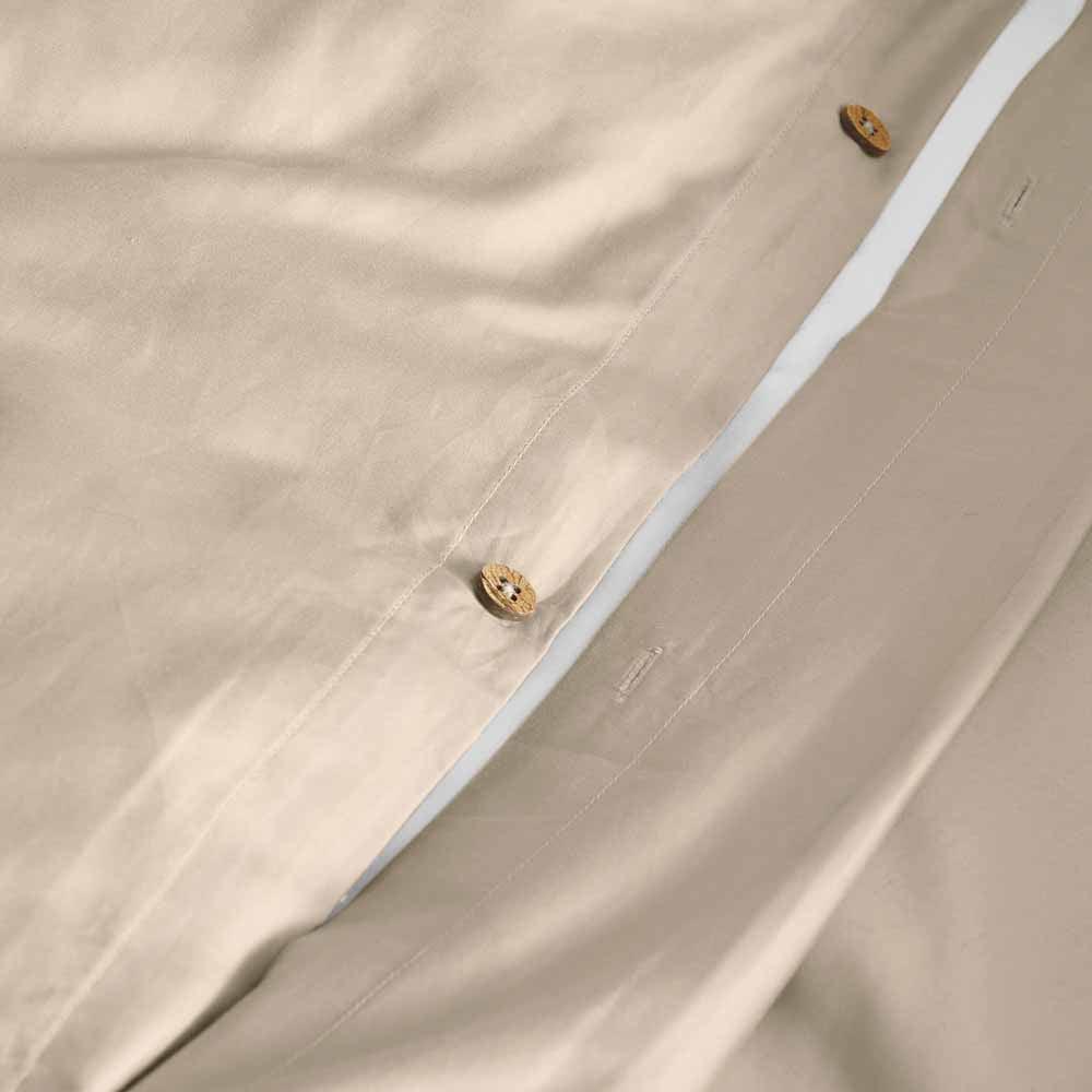Housse de couette satin pur coton bio Signature - Label Naturel
