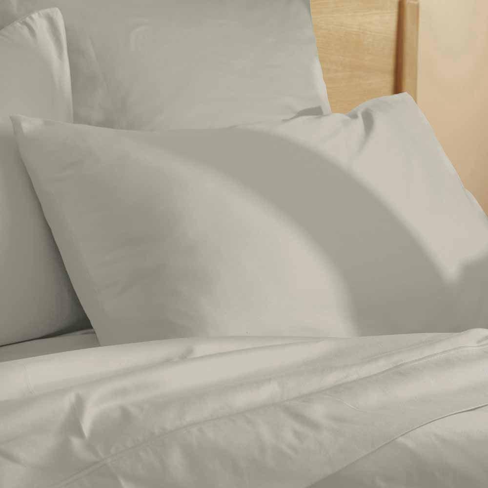 Taie d'oreiller satin pur coton bio Signature - Label Naturel