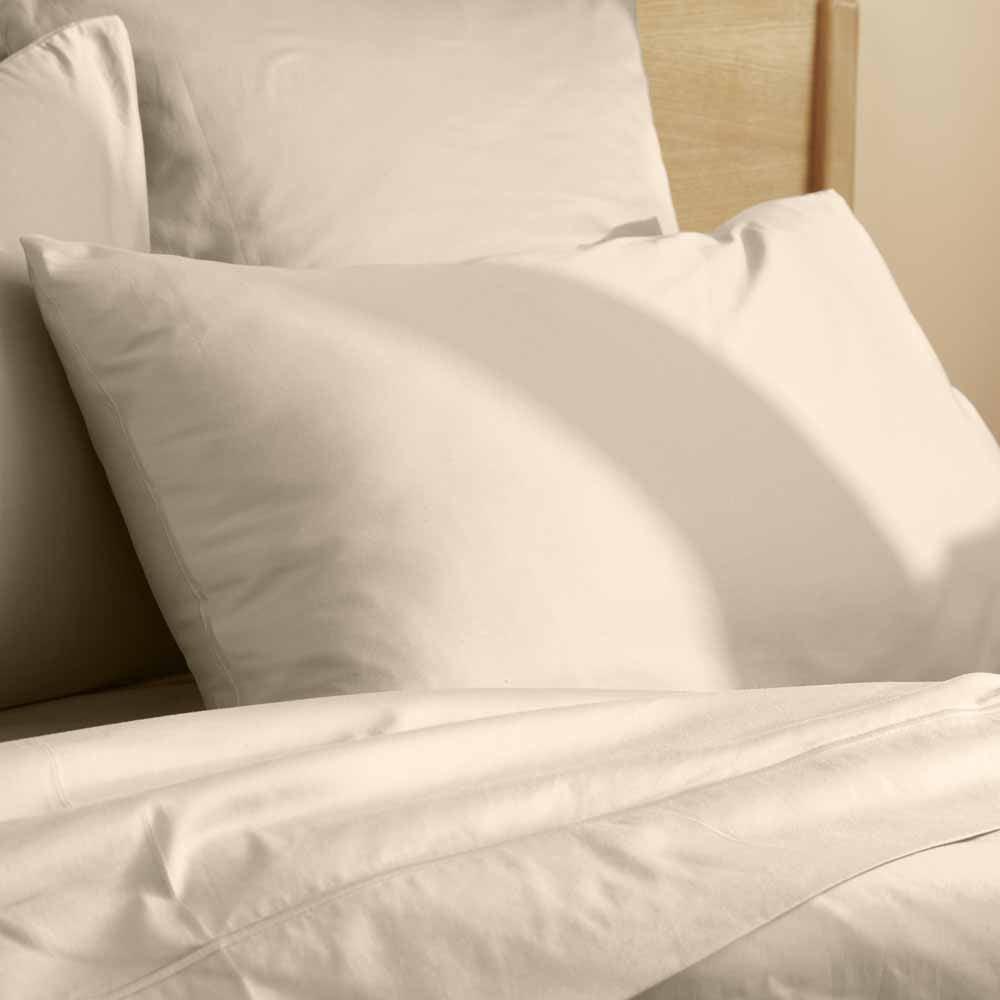 Taie d'oreiller satin pur coton bio Signature - Label Naturel