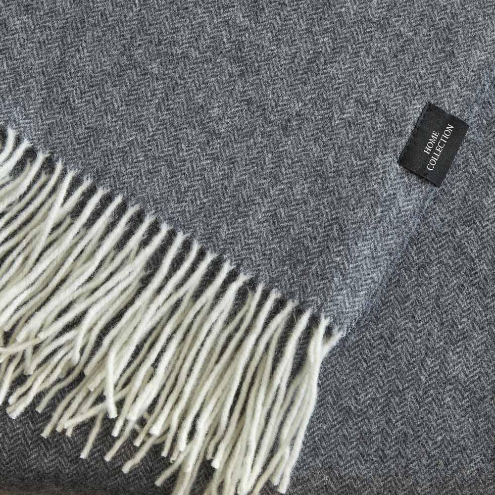 Plaid pure laine Mérinos & Cachemire Ossau uni - Label Naturel
