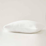 Protège oreiller en flanelle 100% coton bio Blanc 40x60 déclassé - MS270