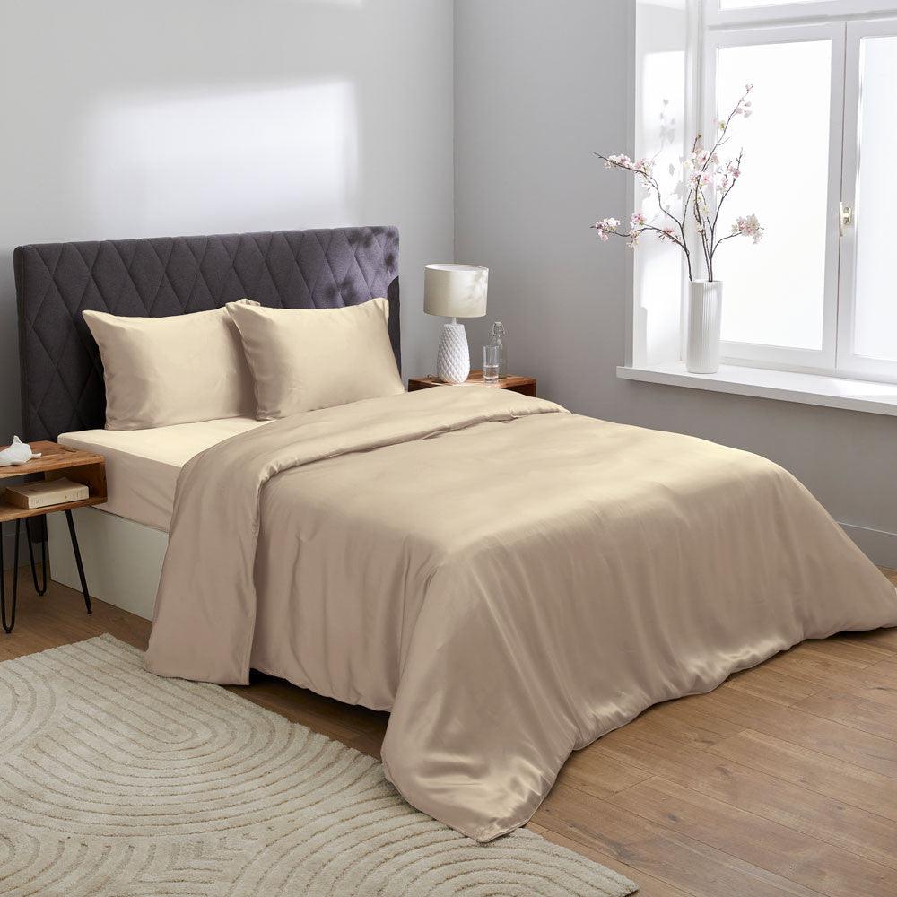 Housse de couette en soie de mûrier - Label Naturel