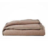 Couverture coton toutes saisons 460g Taupe / 180X240 déclassé - MS260