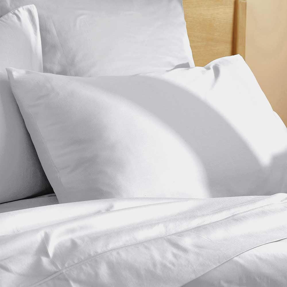 Taie d'oreiller satin pur coton bio Signature - Label Naturel