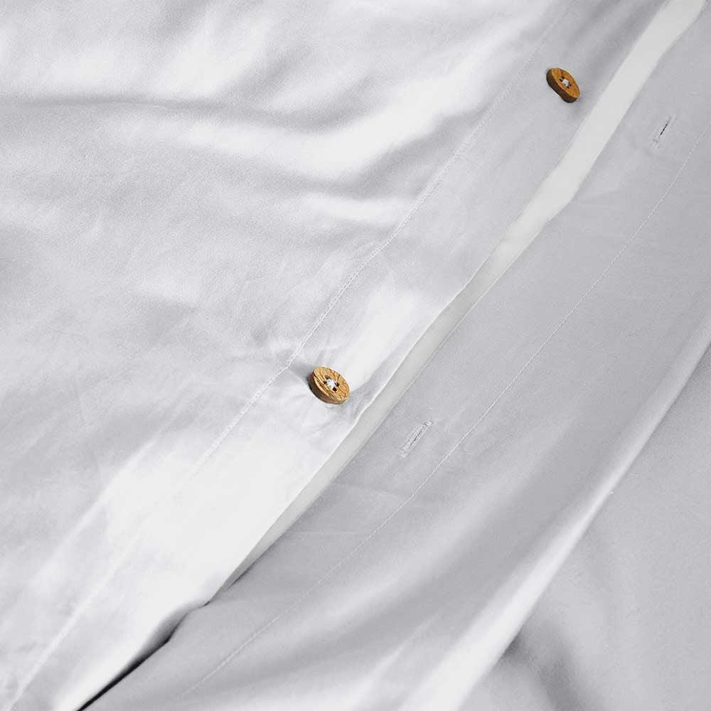 Housse de couette satin pur coton bio Signature - Label Naturel