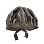 Gorro de dormir Charlotte en seda antracita