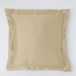 Taie d'oreiller en soie de mûrier 25 mommes avec volant caramel top