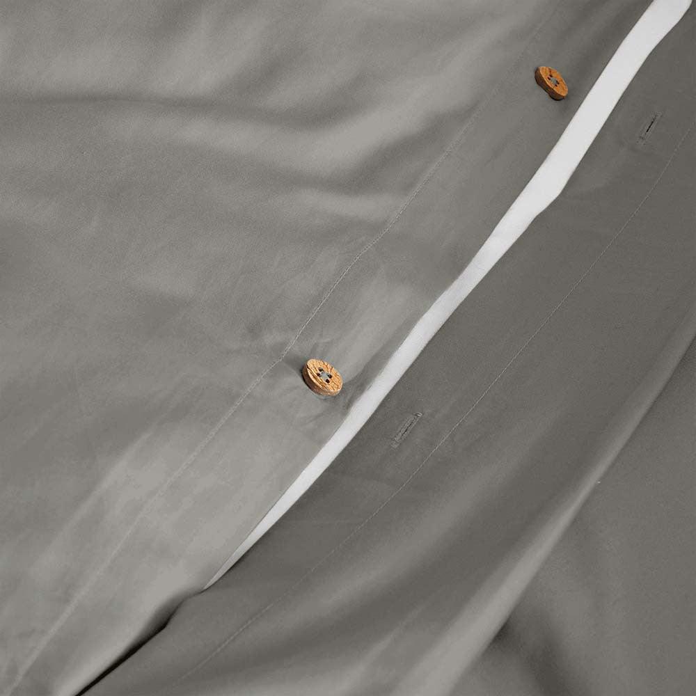 Housse de couette satin pur coton bio Signature - Label Naturel
