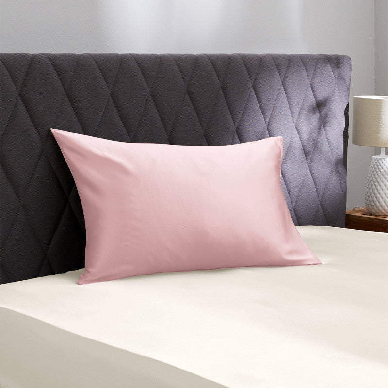 19 momme pink borderless pillowcase