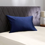 19 momme navy blue borderless pillowcase