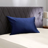 19 momme navy blue borderless pillowcase
