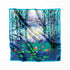Carré de soie Claude Monet Nymphéa bleues et saules - Label Naturel