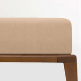 Drap housse en flanelle Sable / 160X200 déclassé - LN079