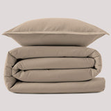 Housse de couette coton lavé Beige / 200X200 déclassé - LN093