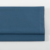 Drap plat coton lavé Bleu nuit / 240X300 déclassé - LN110