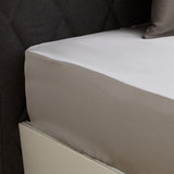 Fitted Sheet in 19 momme silver silk