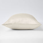 Ivory edgeless pillowcase 19 mommes zip closed