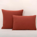 Taie en gaze de coton Terracotta / 50X70 déclassé - LN053