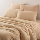 Housse de couette en gaze de coton Beige / 140X200 déclassé - MS206