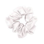 Chouchou en soie blanc