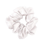 Chouchou en soie blanc