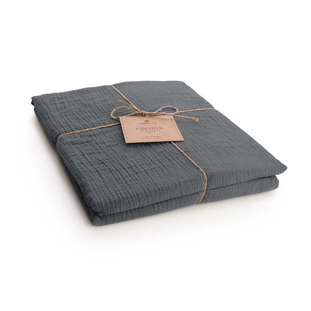 Housse de couette en gaze de coton - Label Naturel