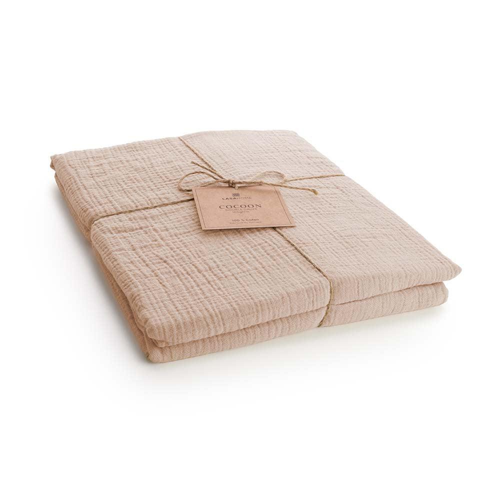 Housse de couette en gaze de coton - Label Naturel