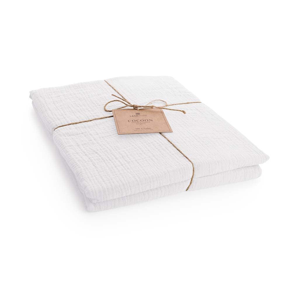 Housse de couette en gaze de coton - Label Naturel