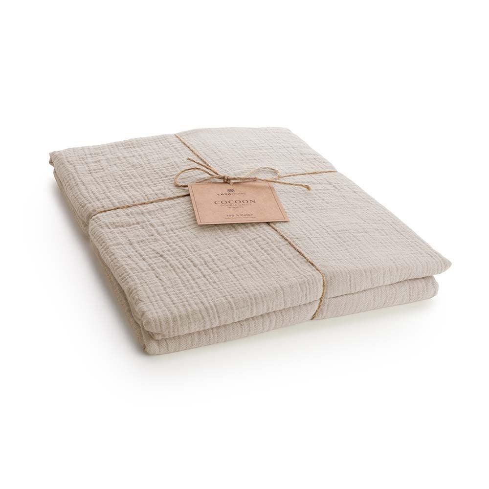 Housse de couette en gaze de coton - Label Naturel