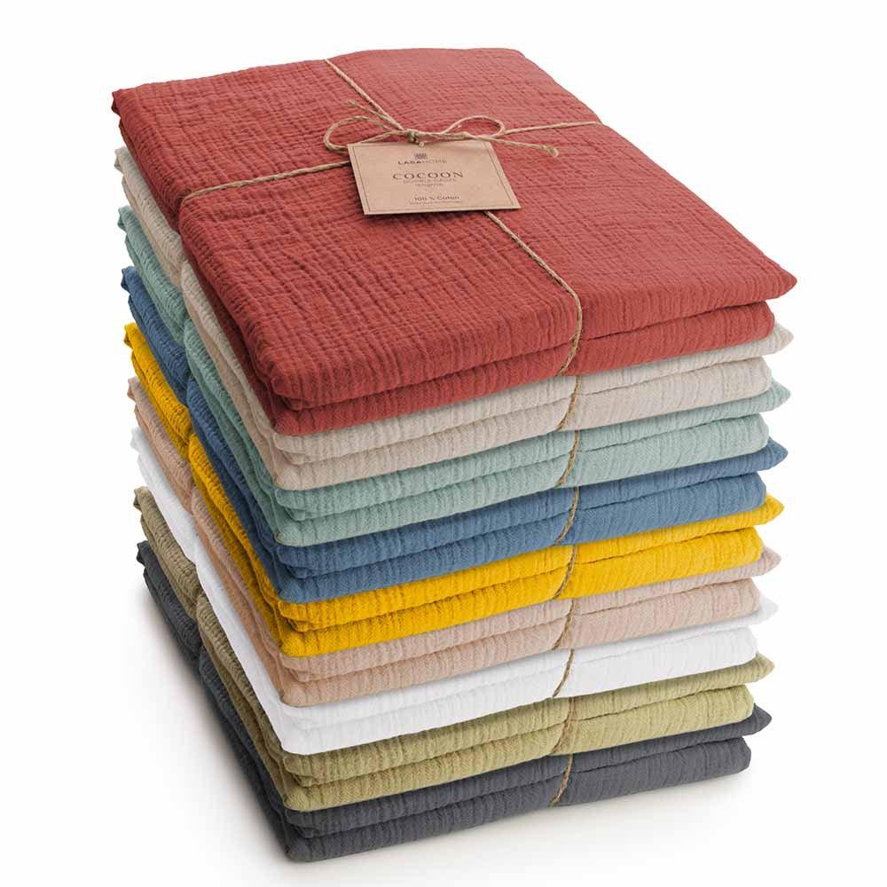 Housse de couette en gaze de coton - Label Naturel