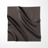 Pañuelo de seda liso Antracita