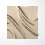 Cuadrado seda liso caramelo