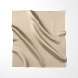 Cuadrado seda liso caramelo
