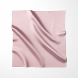 Pañuelo liso de seda rosa