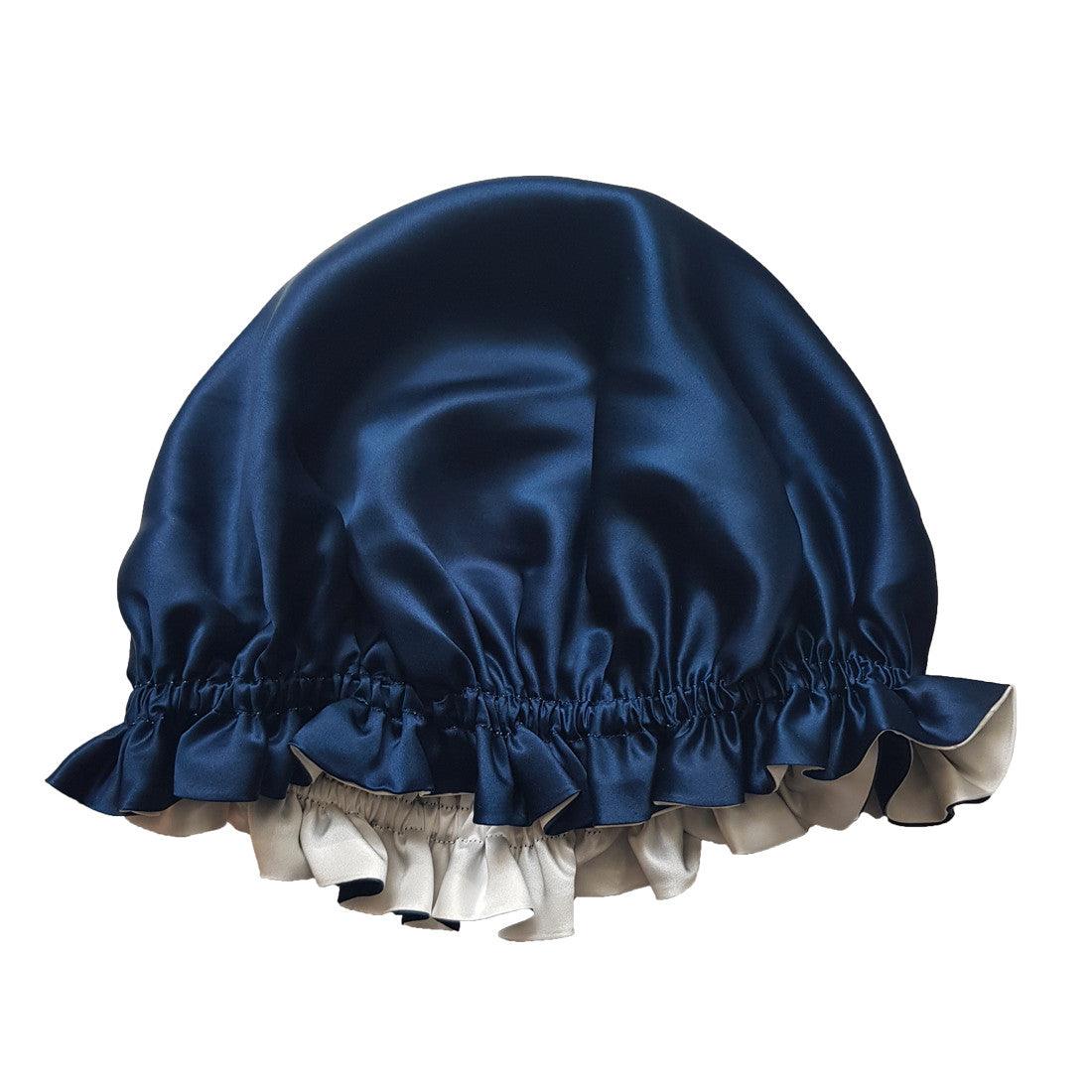Bonnet de nuit en soie réversible - Label Naturel