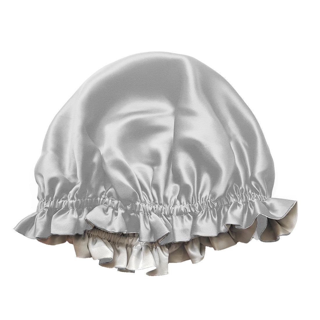 Bonnet de nuit en soie réversible - Label Naturel