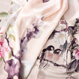Mulberry silk scarf - Hokkaido zoom 2