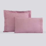 Taie en percale de coton Rose / 65x65 déclassé - MS309