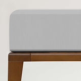 Drap housse en percale de coton Gris / 200X200 déclassé - LN078