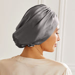 Silk turban Maison de la Soie silver back